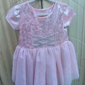 The Children's Place Pink Velvet Dress
